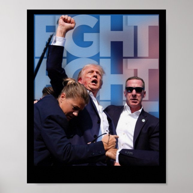 Póster En la lucha de Trump por Estados Unidos Trump inde (Frente)
