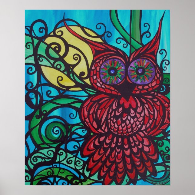 Póster En la luz de la luna seria (Frente)