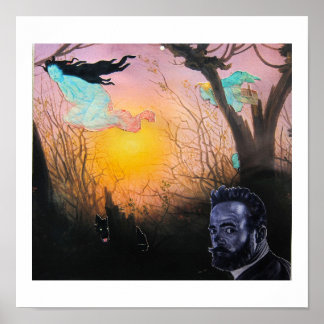 Póster En la madrugada: Cosas aterradoras - Collage