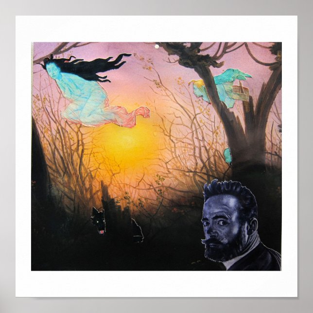 Póster En la madrugada: Cosas aterradoras - Collage (Frente)