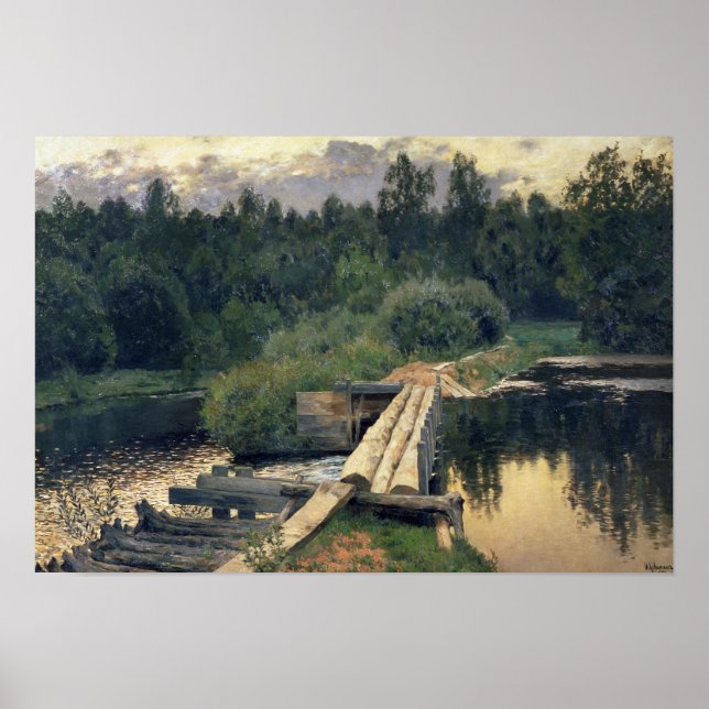 Póster En la maleza, 1892 (Frente)