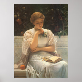 Póster En la Orangería de Charles Edward Perugini