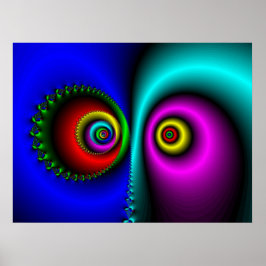 Póster En la oscuridad, los ojos de los mesmerizados