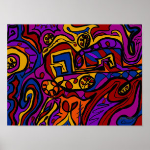 Póster En la pared
