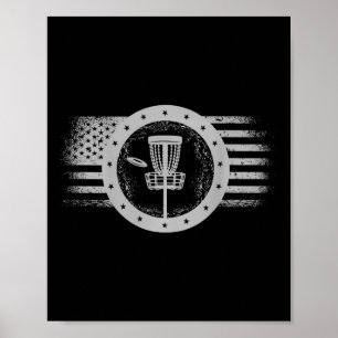 Póster En la parte trasera bandera grunge del deporte de 