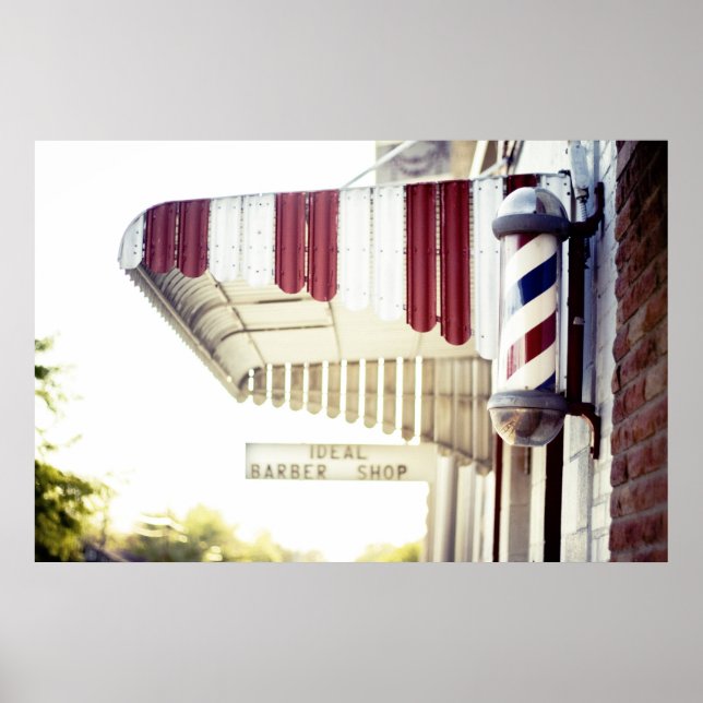 Póster En la peluquería {poster} (Frente)