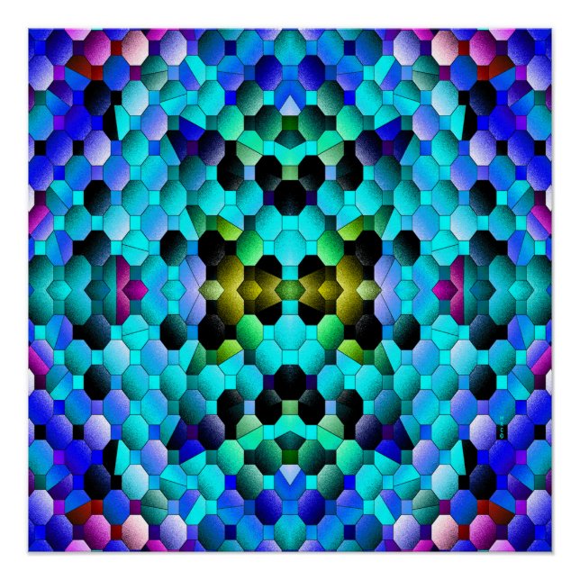 Póster En la piscina. (Anverso)