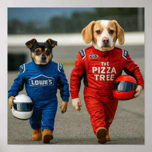 Póster "En La Pista"