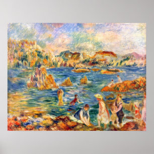 Póster En la playa de Guernesey por Alfred Sisley