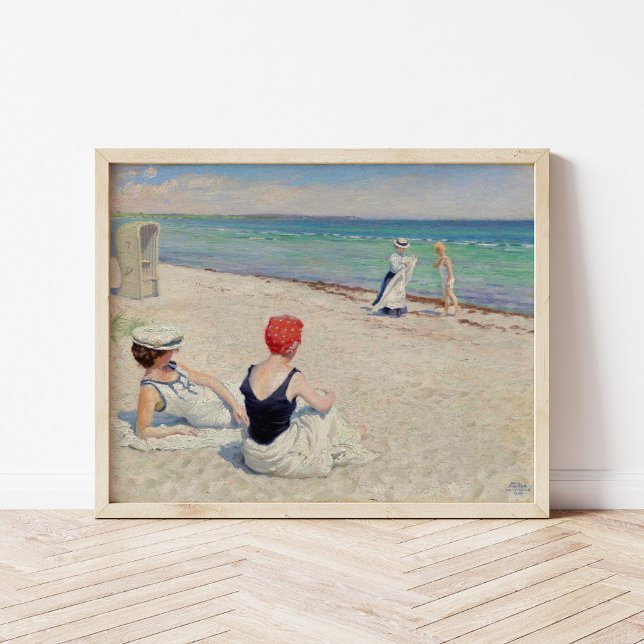 Póster En la playa, Falsterbro | Paul Fischer (Subido por el creador)