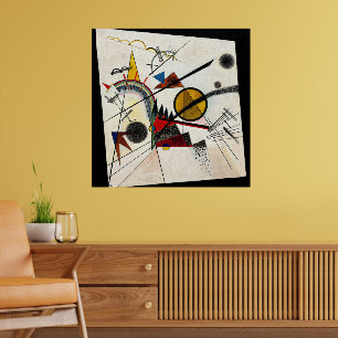 Póster En la plaza negra de Kandinsky