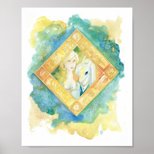 Póster En la portada del Tribunal de los Dragones