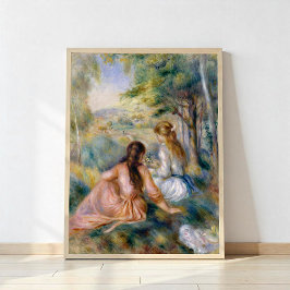 Póster En la pradera, Pierre-Auguste Renoir