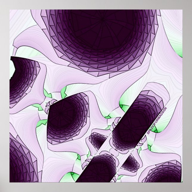 Póster En la sombra del color Violeta (Frente)