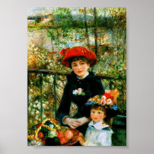 Póster En la terraza de Renoir
