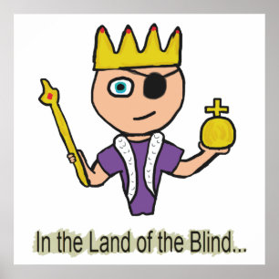 Póster En La Tierra De Los Ciegos