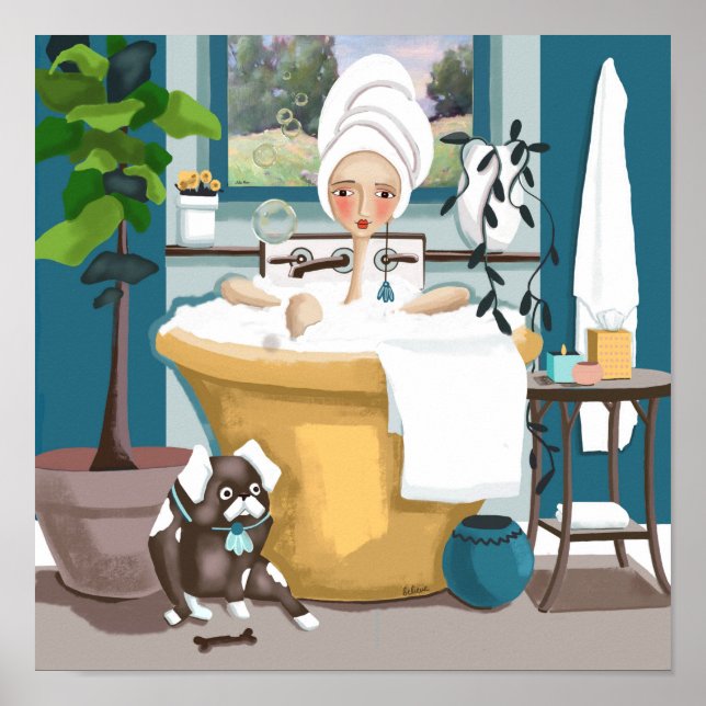 Póster En la Tub (Frente)