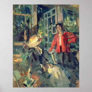 Póster En la ventana, 1919