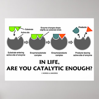 Póster En La Vida, ¿Eres Lo Suficientemente Catalizador?