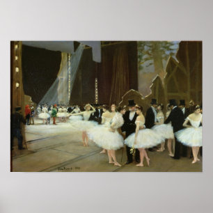 Póster En las alas de la Ópera, 1889