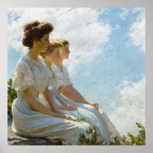 Póster En las alturas de Charles Courtney Curran