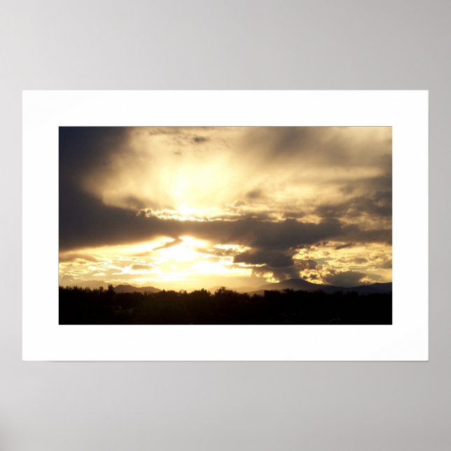 Póster En las nubes (Frente)