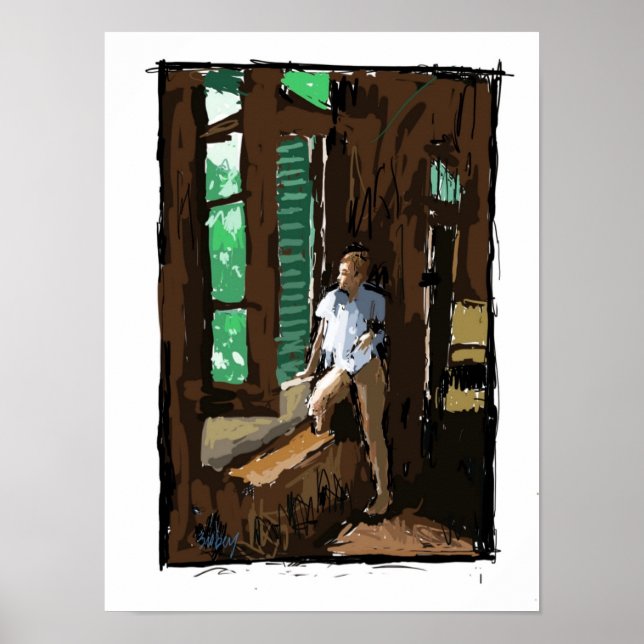 Póster En Las Ventanas (Frente)