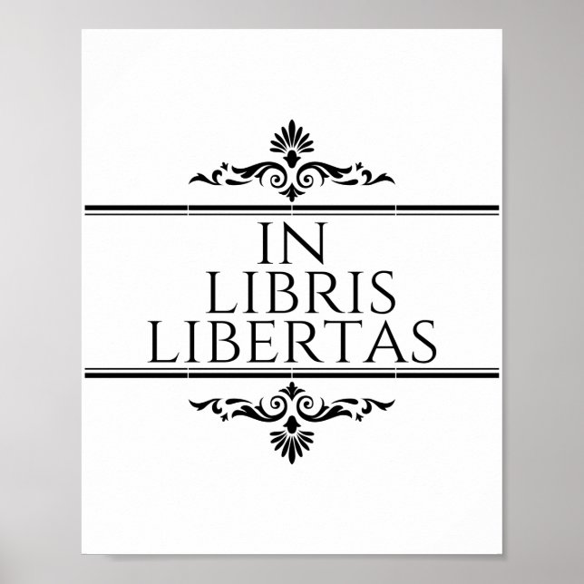 Póster En Libris Libertas - En Libros Libertad (Frente)