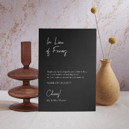 Póster En Lieu Favorece El Rótulo De Boda Personalizada E