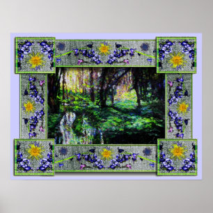 Póster En los bosques