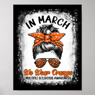 Póster En Marzo Usamos El Naranja Messy Bun MS Awar