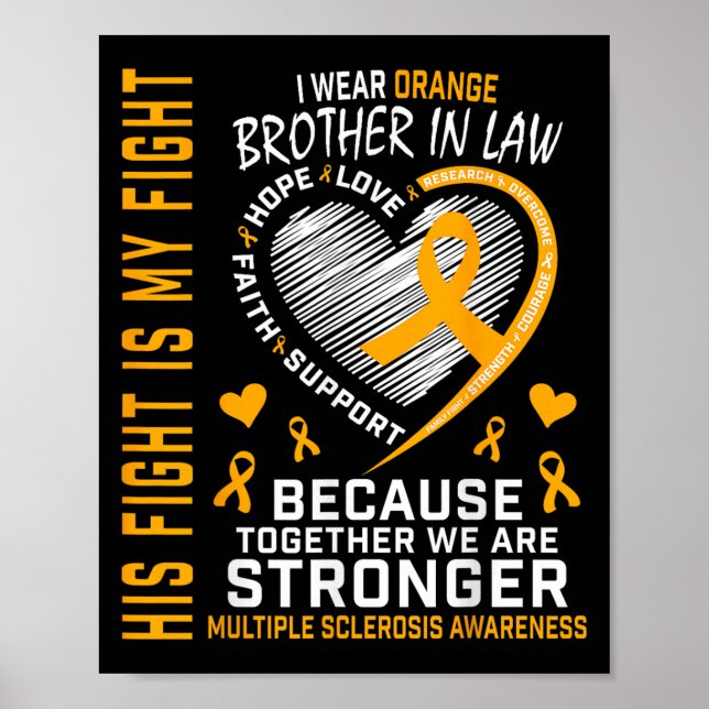 Póster En Marzo Usamos Naranja Brother In Law Multiple Sc (Frente)