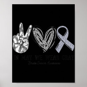 Póster En Mayo Usamos El Mes De Conciencia Sobre El Cánce