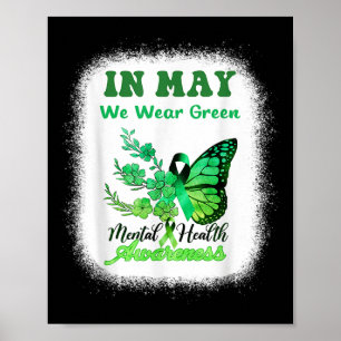 Póster En Mayo Usamos Un Mes Verde De Concienciación En S
