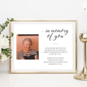 Póster En Memoria De Ti Poema Fotográfico De Boda