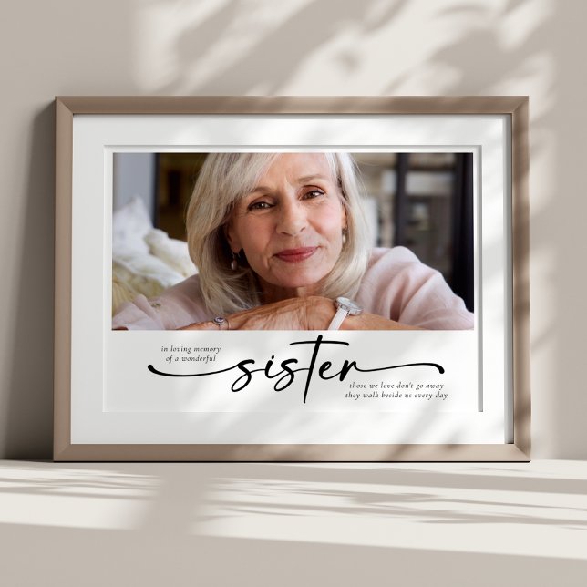 Póster En Memoria de una Hermosa Hermana Tributo (Subido por el creador)