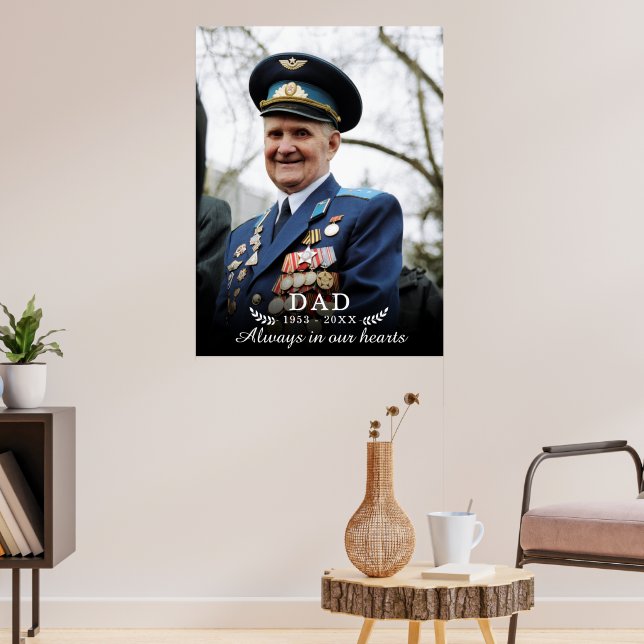 Póster En Memoria Querida | Foto Memorial Funeral (Salón 3)