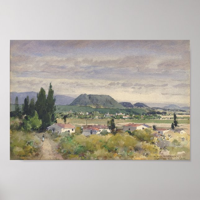 Póster En México William Henry Holmes Bella Artes de acua (Frente)