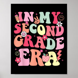 Póster En Mi 2da Era De Segundo Grado Lindo Profesor Niño