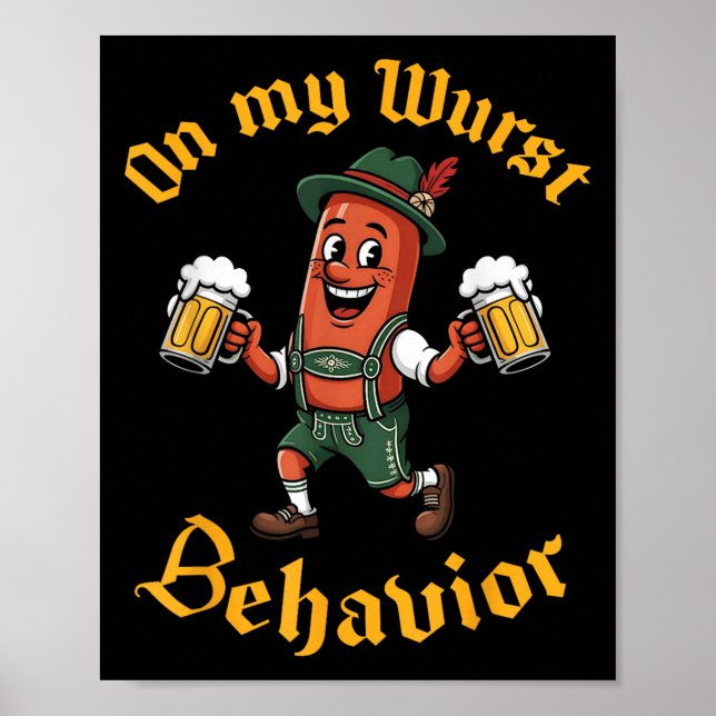 Póster En mi comportamiento de Wurst Hombres Alemanes div (Frente)