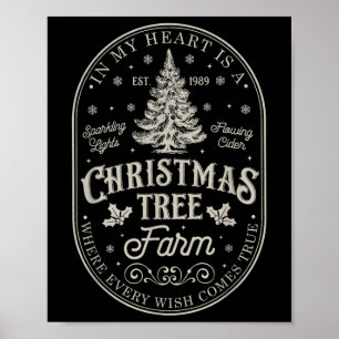 Póster En Mi Corazón, Un Navidad De La Granja De Árboles