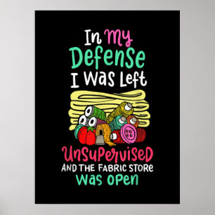 Póster En Mi Defensa Me Dejaron Sin Supervisión
