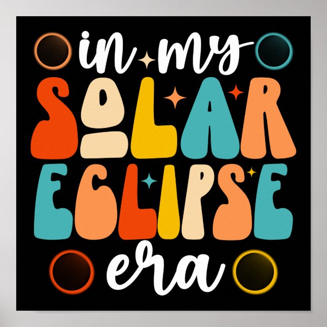 Póster En mi época de eclipse solar total (Frente)