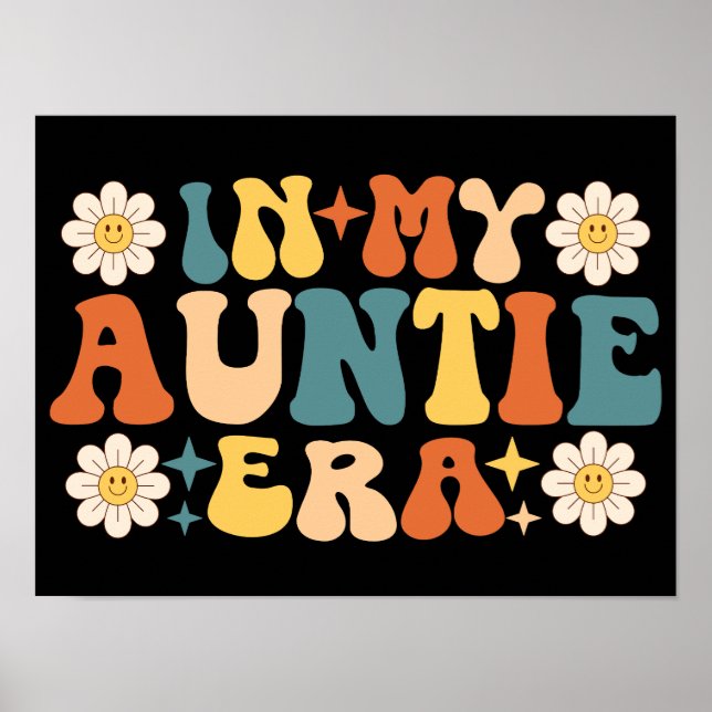 Póster En mi época de la tía Groovy (Frente)