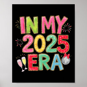 Póster En Mi Era 2025 Disco Ball Fiestas Amigos