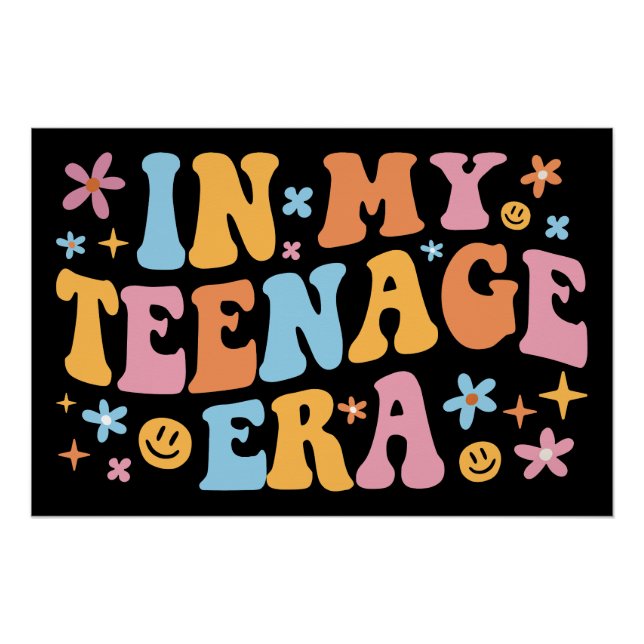 Póster En Mi Era Adolescente Yo (Anverso)