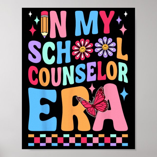Póster En Mi Era de Consejero Escolar  (Frente)