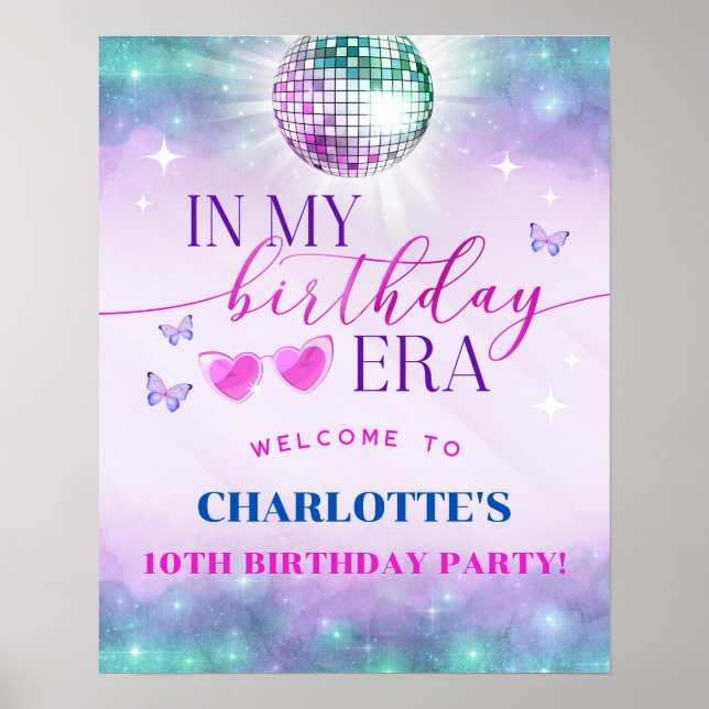 Póster En mi era de cumpleaños - Chica de cumpleaños adol (Frente)