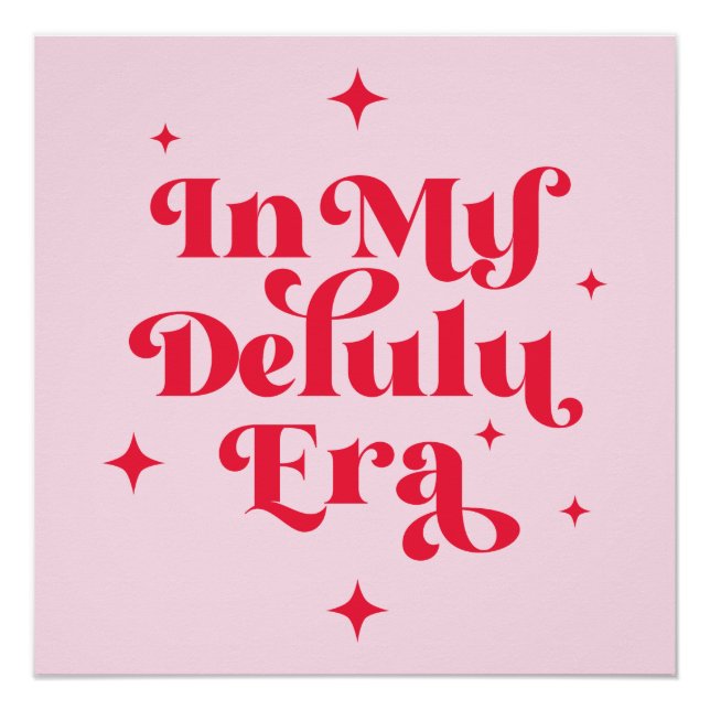 Póster En mi era de Delulu (Anverso)