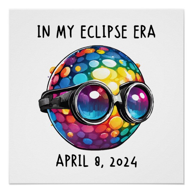 Póster En Mi Era De Eclipse Solar 2024 (Anverso)